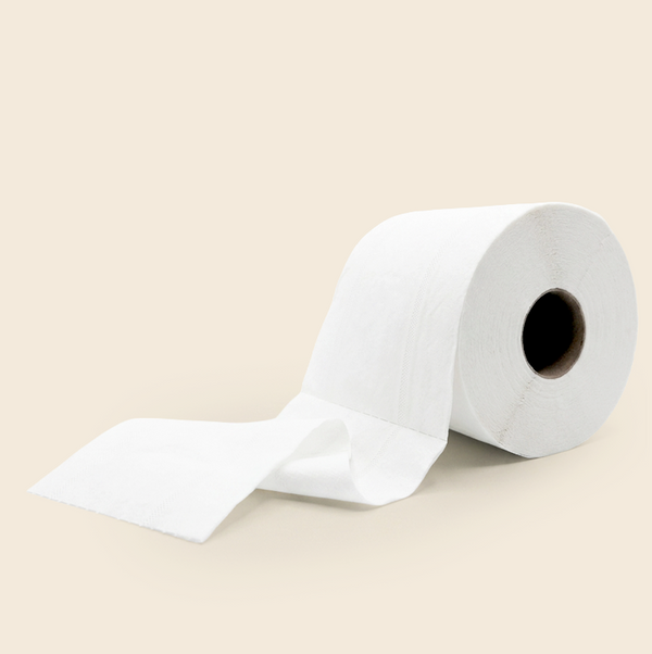 100% Bamboo Toilet Paper - 4-Ply - 30 meters - Unwrapped